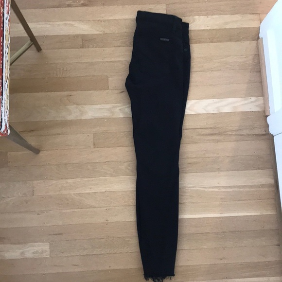 Hudson Black Distressed Skinny Jeans - Picture 5 of 5